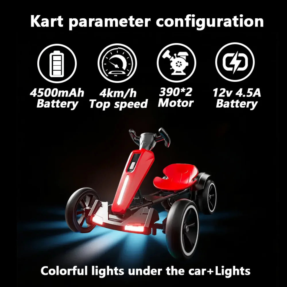 Jueshuai 12V Electric Kids Go Kart Four Wheel Ride On Toy