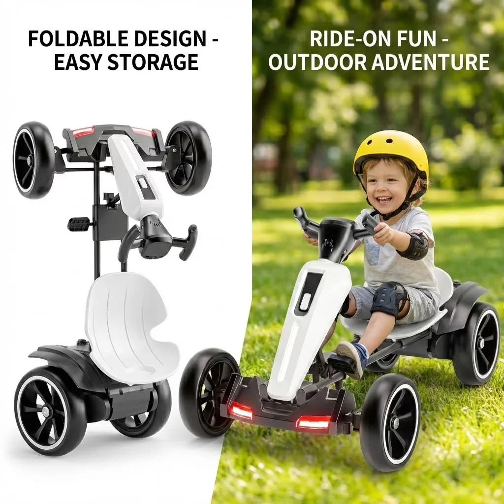 Jueshuai 12V Electric Kids Go Kart Four Wheel Ride On Toy