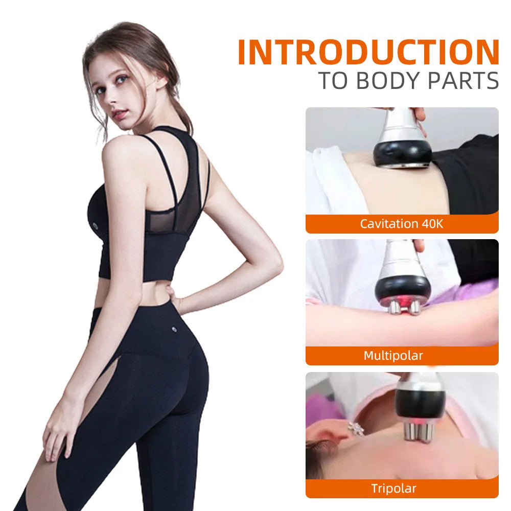 Missheart 3in1 Slimming Massage Cavitation Machine Body Facial Tightening