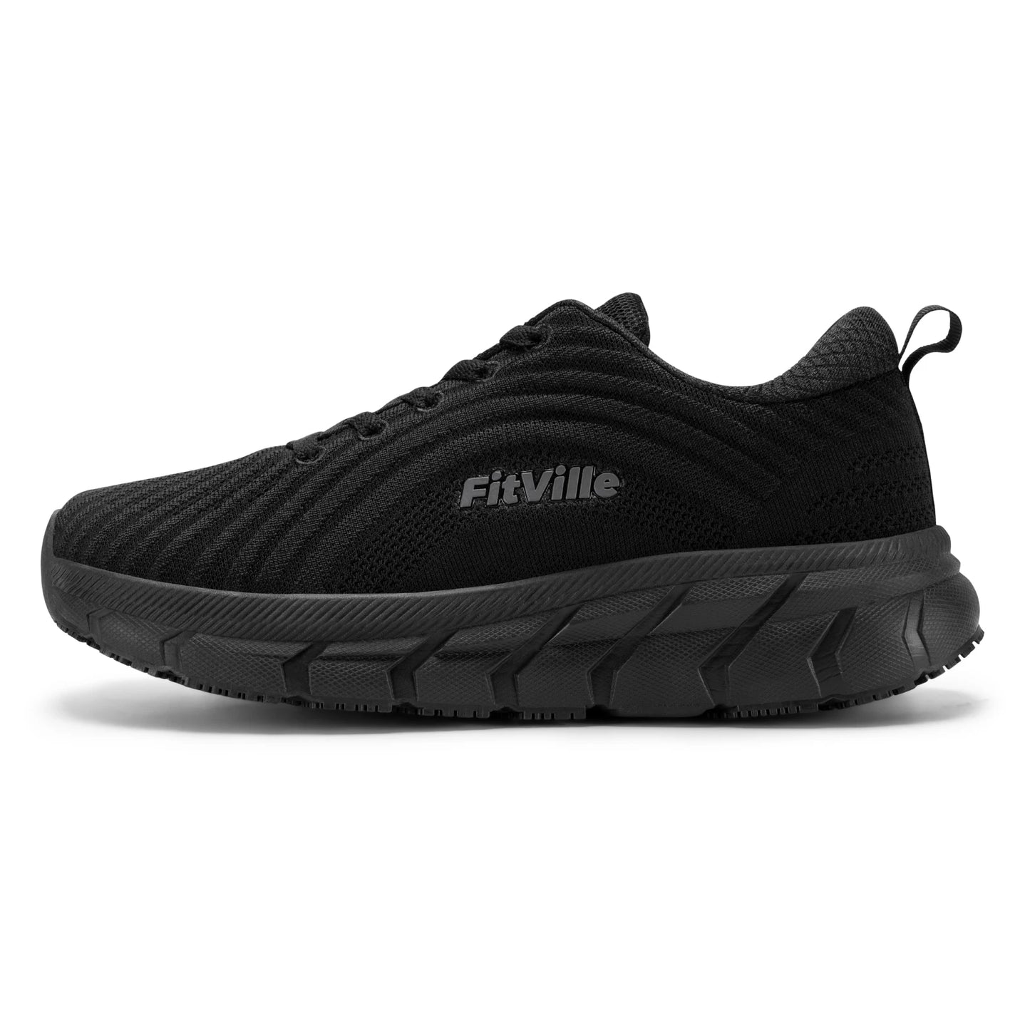 Fittington Women's Wide Toe Walking Jogging Sneakers Arch Support