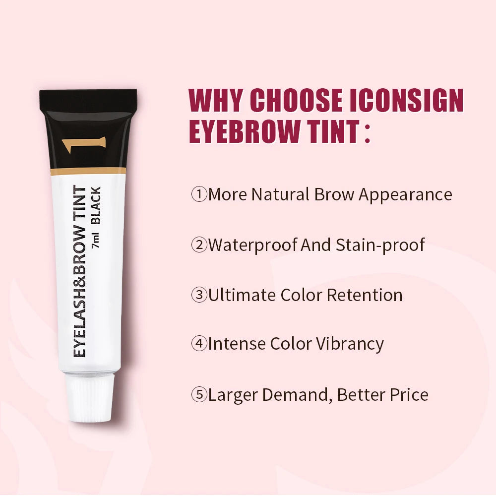 ICONSIGN Eyelash Eyebrow Dye Tint Kit Brow Enhancer Beauty Tools