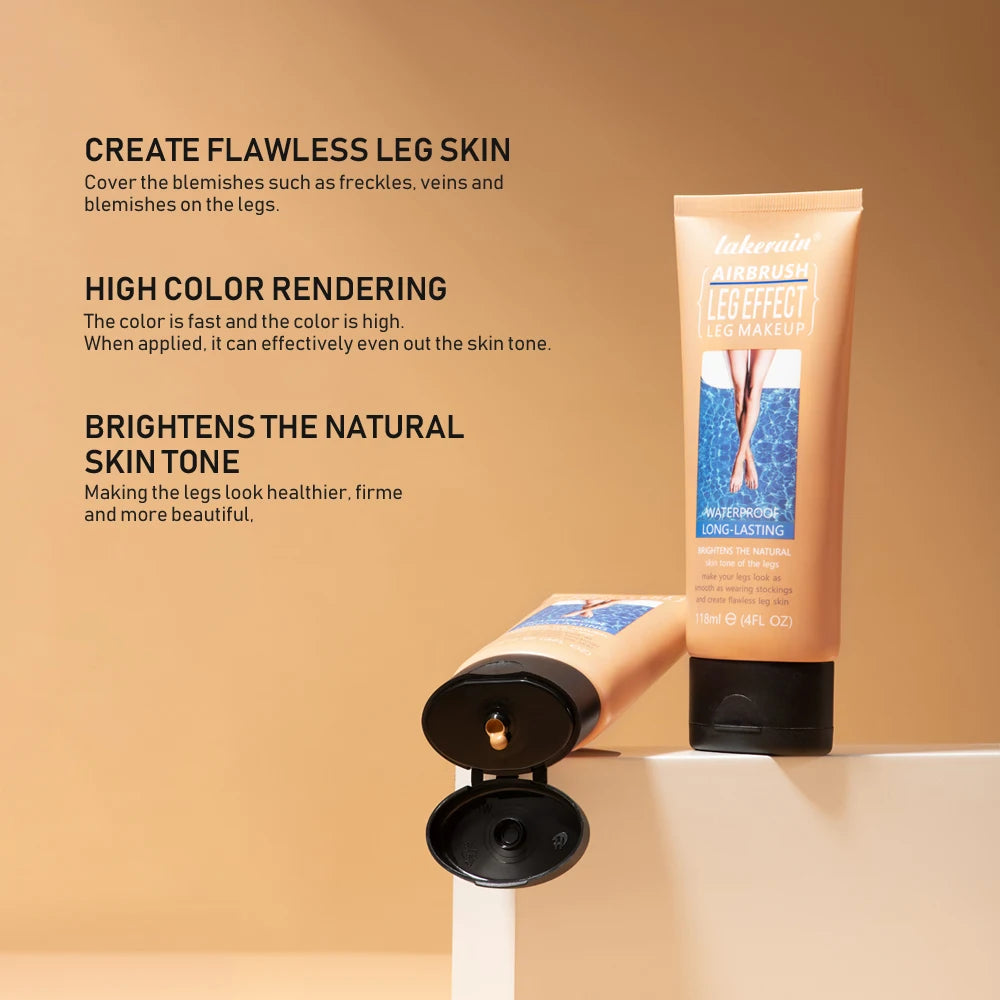 Ibcccndc Liquid Body Foundation Moisturizing Waterproof Fake Tan Lotion