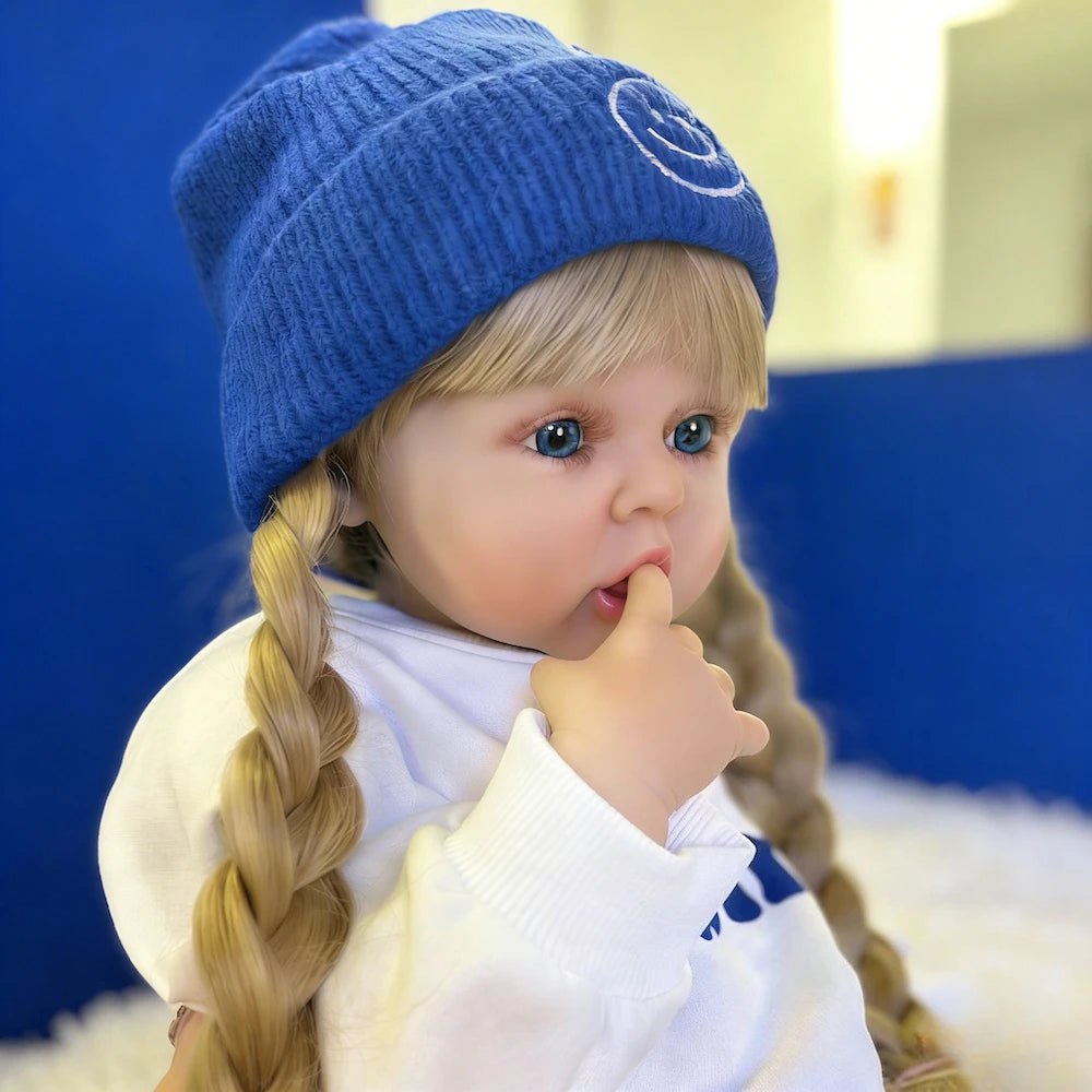 BZDOLL Reborn Princess Doll With Vinyl Limbs And Cloth Body