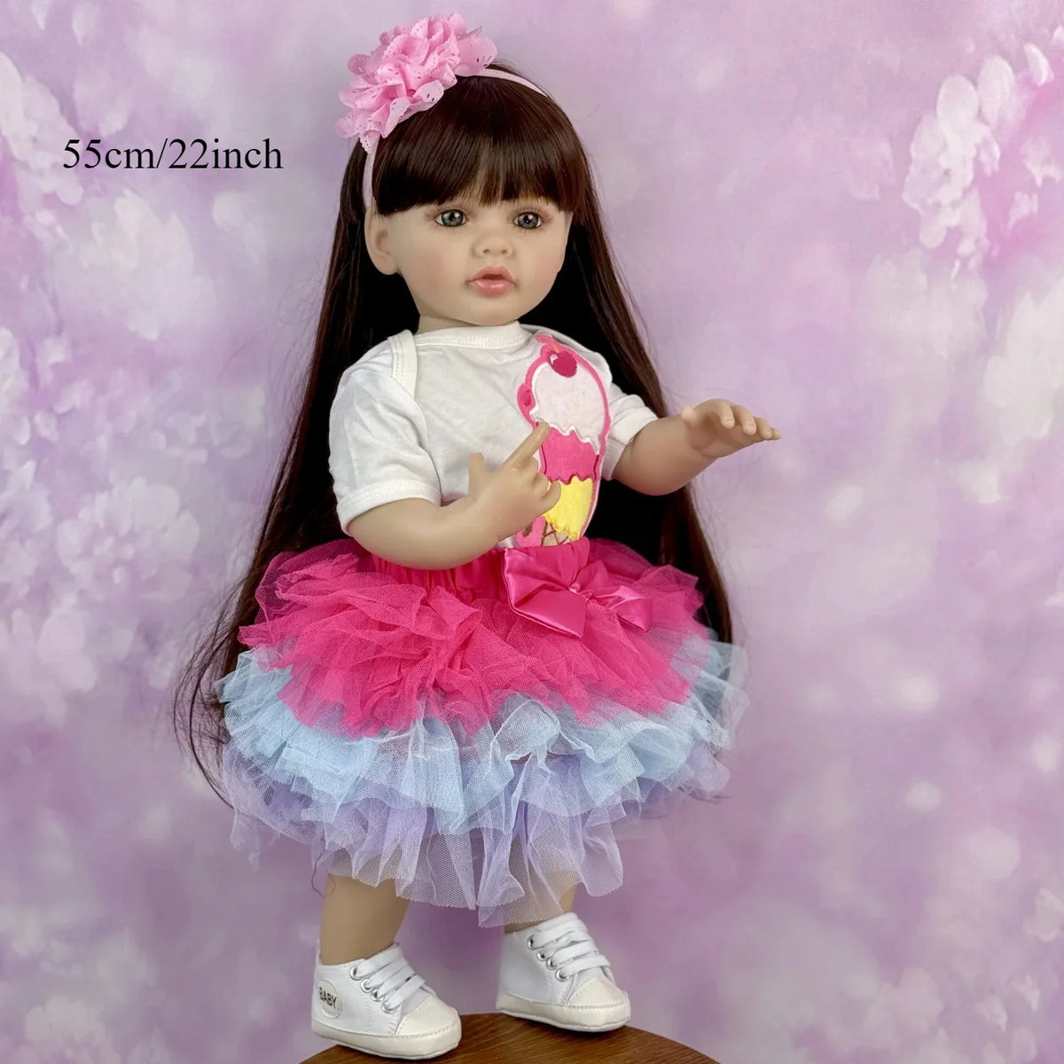 BZDOLL Soft Vinyl Reborn Baby Doll Handmade For Kids Unisex
