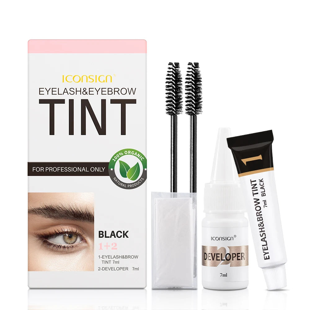 ICONSIGN Eyelash Eyebrow Dye Tint Kit Brow Enhancer Beauty Tools