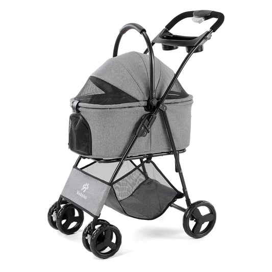 Three In One Pet Stroller With Removable Carrier All Terrain