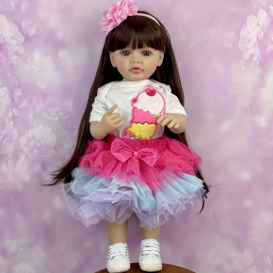 BZDOLL Soft Vinyl Reborn Baby Doll Handmade For Kids Unisex